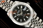 Rolex - Datejust 126334 41mm Jub Flt 904L SS/SS Blk/Stk SCF VR3235 | 롤렉스 데이트저스트 126334 41mm 주빌리 브레이슬릿 904L 스테인리스 스틸/스테인리스 스틸 블랙 다이얼/스틱 인덱스 SCF VR3235 무브먼트