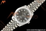 Rolex - Datejust 126334 41mm Jub Flt 904L SS/SS Gray/Dia SCF VR3235