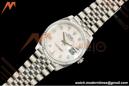 Rolex - Datejust 126234 36mm Jub Flt 904L SS/SS MOP/Dia Clean Plus DD3235
