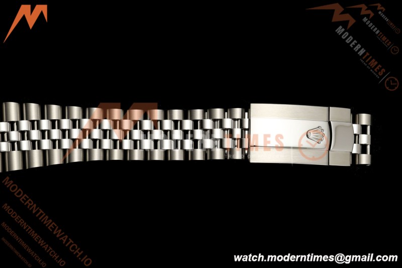 Rolex - Datejust 126334 41mm Jub Smth 904L SS/SS Ombre Green/Stk EWEF DD3235