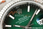 Rolex - Datejust 126334 41mm Oys Flt 904L SS/SS Ombre Green/Stk EWEF DD3235