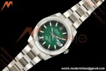 Rolex - Datejust 126334 41mm Oys Flt 904L SS/SS Ombre Green/Stk EWEF DD3235