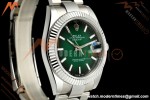 Rolex - Datejust 126334 41mm Oys Flt 904L SS/SS Ombre Green/Stk EWEF DD3235