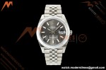 Rolex - Datejust 126334 41mm Jub Flt 904L SS/SS Grey/Stk MZF JH3235