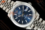 Rolex - Datejust 126334 41mm Jub Flt 904L SS/SS Blue/Stk MZF JH3235