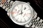 Rolex - Datejust 126334 41mm Jub Flt 904L SS/SS Wht/Stk MZF JH3235