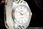 Rolex - Datejust 126334 41mm Jub Flt 904L SS/SS Wht/Stk MZF JH3235