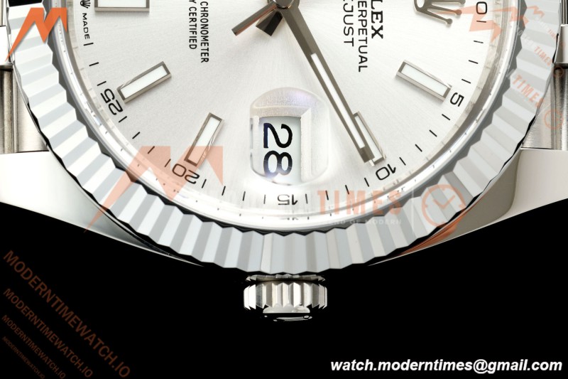Rolex - Datejust 126334 41mm Jub Flt 904L SS/SS Silver/Stk MZF JH3235