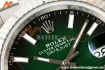 Rolex - Datejust 126334 41mm Oys Flt 904L SS/SS Ombre Green/Stk ERF JH3235 Free Sprung
