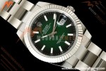 Rolex - Datejust 126334 41mm Oys Flt 904L SS/SS Ombre Green/Stk ERF JH3235 Free Sprung