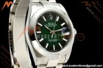 Rolex - Datejust 126334 41mm Oys Smth 904L SS/SS Ombre Green/Stk ERF JH3235 Free Sprung