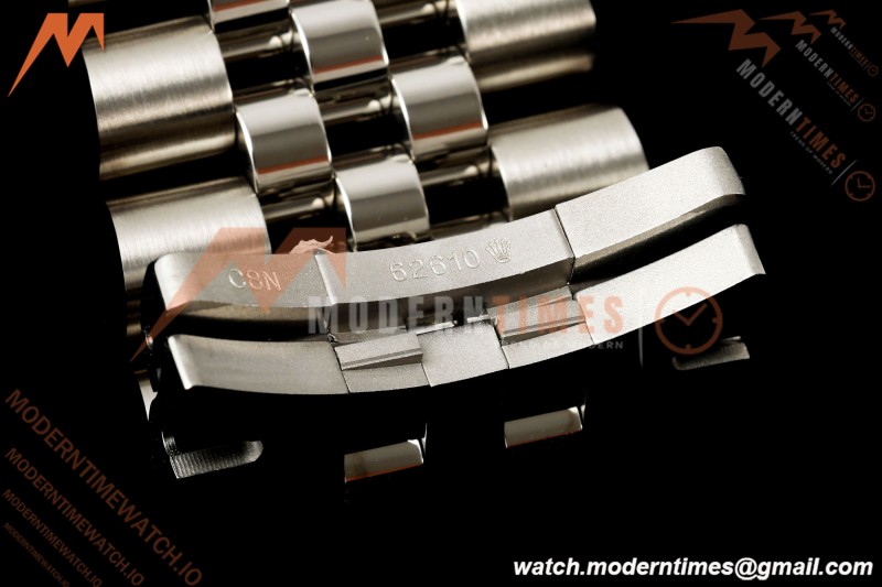Rolex - Datejust 126334 41mm Jub Smth 904L SS/SS Ombre Green/Stk ERF JH3235 Free Sprung