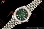 Rolex - Datejust 126334 41mm Jub Flt 904L SS/SS Ombre Green/Stk ERF JH3235 Free Sprung