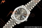 Rolex - Datejust 126334 41mm Jub Flt 904L SS/SS Grey/Stk RGF JH3235 Free Sprung