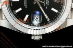 Rolex - Datejust 126334 41mm Jub Flt 904L SS/SS Blk/Stk RGF JH3235 Free Sprung