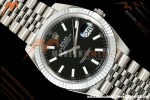 Rolex - Datejust 126334 41mm Jub Flt 904L SS/SS Blk/Stk RGF JH3235 Free Sprung
