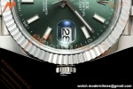 Rolex - Datejust 126334 41mm Jub Flt 904L SS/SS Mint Green/Stk RGF JH3235 Free Sprung