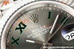 Rolex - Datejust 126334 41mm Jub Flt 904L SS/SS Grey/Rmn RGF JH3235 Free Sprung