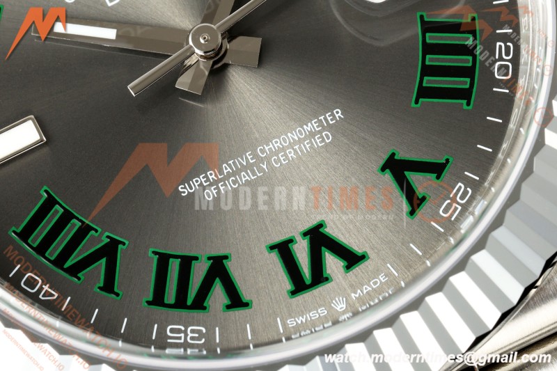 Rolex - Datejust 126334 41mm Jub Flt 904L SS/SS Grey/Rmn RGF JH3235 Free Sprung