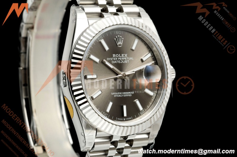 Rolex - Datejust 126334 41mm Jub Flt 904L SS/SS Grey/Stk VSF V2 DD3235 V2