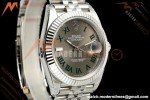 Rolex - Datejust 126334 Wimbledon 41mm Jub Flt 904L SS/SS Gray/Rmn VSF V2 VS3235