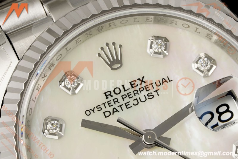 Rolex - Datejust 126234 36mm Jub Flt 904L SS/SS MOP/Dia VSF DD3235