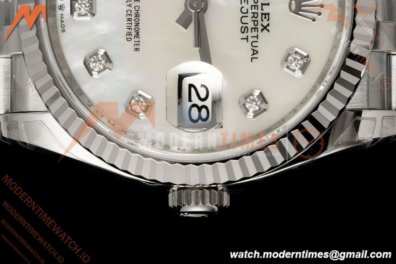 Rolex - Datejust 126234 36mm Jub Flt 904L SS/SS MOP/Dia VSF DD3235
