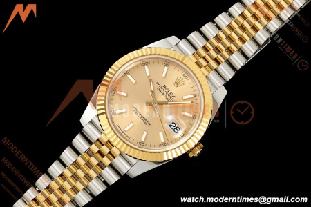 Rolex - Datejust 126333 41mm 904L Jub Flt YG/SS YG/Stk RCF JH3235