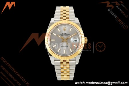 Rolex - Datejust 126333 41mm 904L Jub Flt YG/SS Gry/Stk RCF JH3235