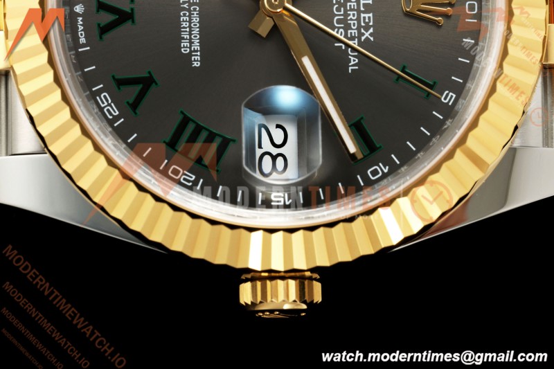 Rolex - Datejust 126333 41mm 904L Jub Flt YG/SS Gry/Rmn RCF JH3235