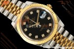 Rolex - Datejust 126333 41mm 904L Jub Flt YG/SS Blk/Dia RCF JH3235