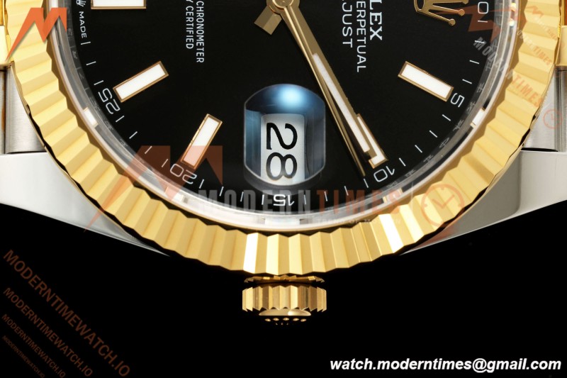 Rolex - Datejust 126333 41mm 904L Jub Flt YG/SS Blk/Stk RCF JH3235