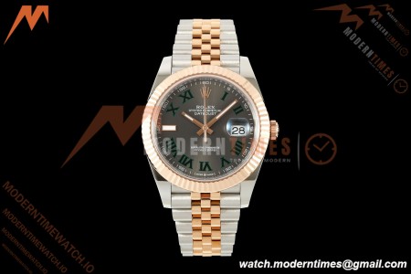 Rolex - Datejust 126331 41mm 904L Jub Flt RG/SS Gry/Rmn RCF JH3235