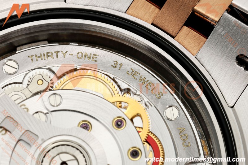 Rolex - Datejust 126331 41mm 904L Jub Flt RG/SS Brn/Stk RCF JH3235