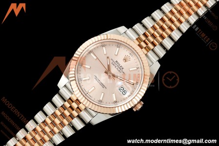 Rolex - Datejust 126331 41mm 904L Jub Flt RG/SS Pink/Stk RCF JH3235