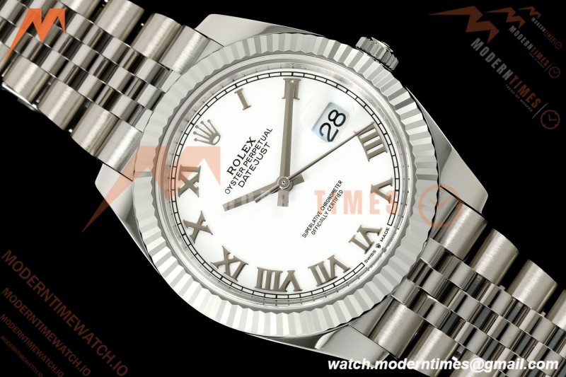 Rolex - Datejust 126334 41mm Jub Flt 904L SS/SS Wht/Rmn RCF JH3235