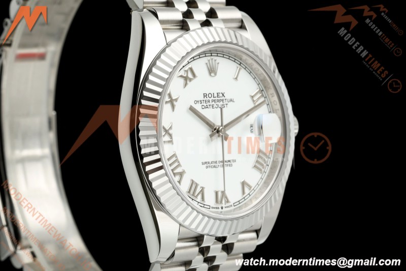 Rolex - Datejust 126334 41mm Jub Flt 904L SS/SS Wht/Rmn RCF JH3235