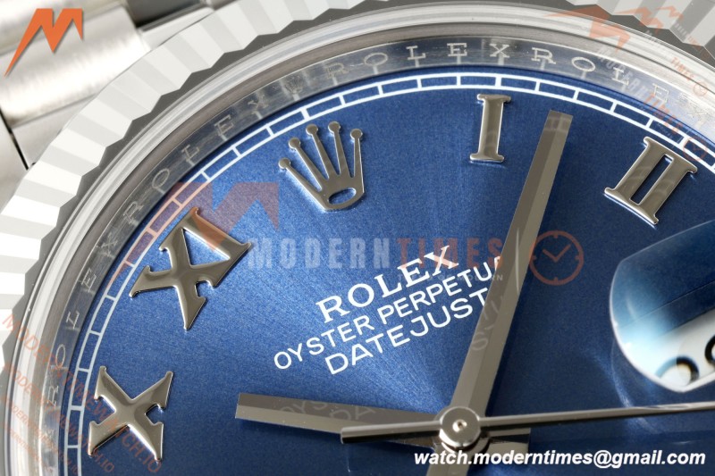 Rolex - Datejust 126334 41mm Jub Flt 904L SS/SS Blu/Rmn RCF JH3235