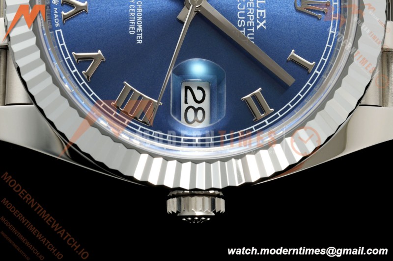 Rolex - Datejust 126334 41mm Jub Flt 904L SS/SS Blu/Rmn RCF JH3235