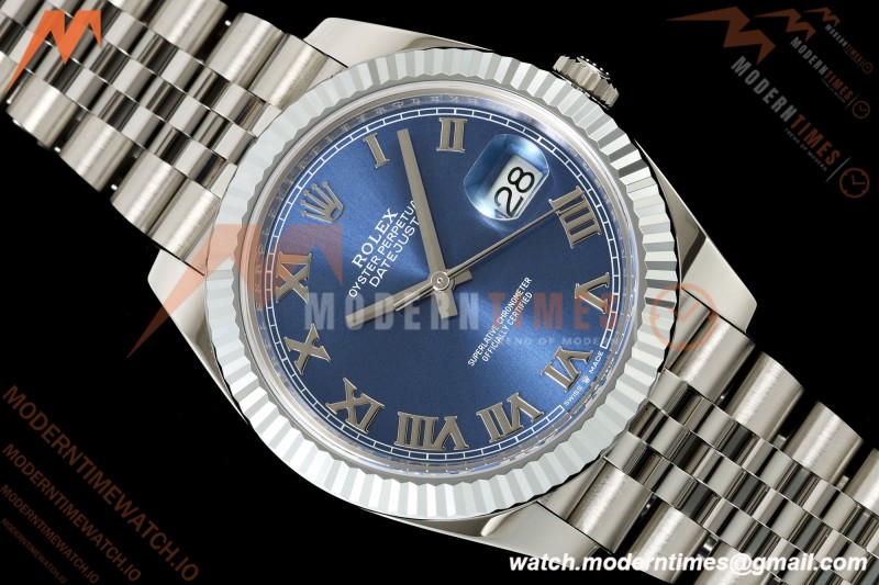 Rolex - Datejust 126334 41mm Jub Flt 904L SS/SS Blu/Rmn RCF JH3235