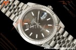 Rolex - Datejust 126334 41mm Jub Flt 904L SS/SS Gry/Stk RCF JH3235