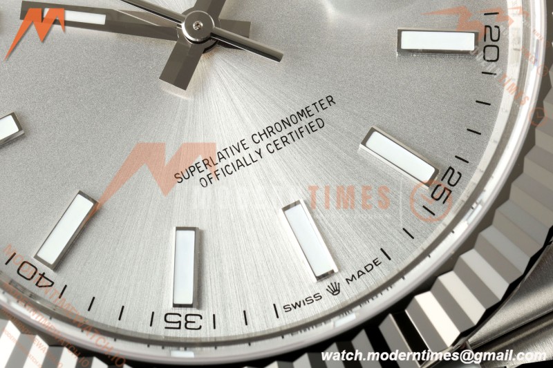 Rolex - Datejust 126334 41mm Jub Flt 904L SS/SS Silver/Stk RCF JH3235