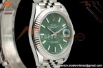 Rolex - Datejust 126334 41mm Jub Flt 904L SS/SS Green Textured/Stk RCF JH3235