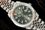 Rolex - Datejust 126334 41mm Jub Flt 904L SS/SS Green/Stk RCF JH3235