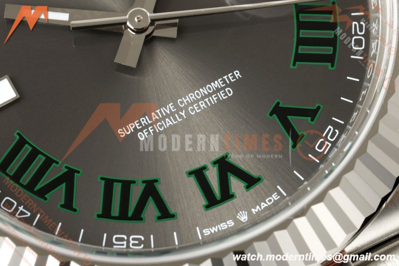Rolex - Datejust 126334 41mm Jub Flt 904L SS/SS Gry/Rmn RCF JH3235