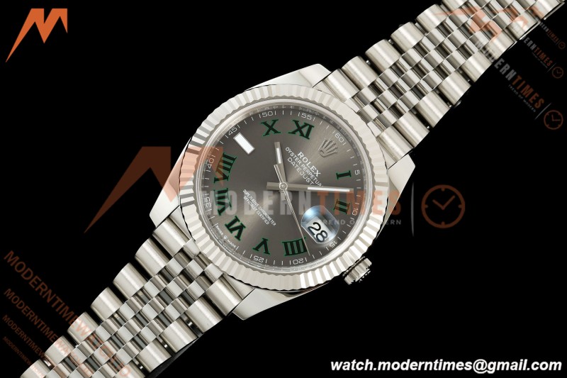 Rolex - Datejust 126334 41mm Jub Flt 904L SS/SS Gry/Rmn RCF JH3235