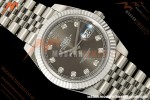Rolex - Datejust 126334 41mm Jub Flt 904L SS/SS Gry/Dia RCF JH3235