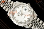 Rolex - Datejust 126334 41mm Jub Flt 904L SS/SS Wht/Dia RCF JH3235