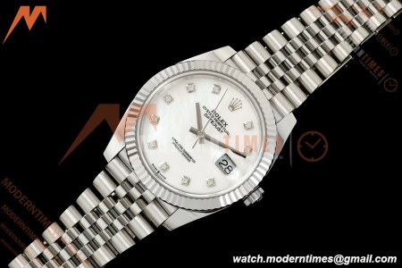 Rolex - Datejust 126334 41mm Jub Flt 904L SS/SS MOP/Dia RCF JH3235