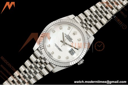 Rolex - Datejust 126334 41mm Jub Flt 904L SS/SS MOP/Dia RCF JH3235